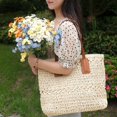 thumbnail image 2 of CoCopeaunts Women's Tote Handbags Tote Bag Handbags Satchel Bags Casual Tote Purse Shoulder Bag Stylish Straw Bag Hobo Bag Beach, 2 of 5