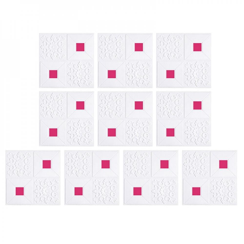 Buy 3D Wall Panel Ceiling Wallpaper Sequin Style PVC Material Bedroom