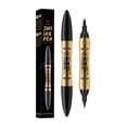 thumbnail image 1 of 2 In1 Eyebrow Pencil 2024 Upgrade 3D Microblading Eyebrow Pencil 4 Fork Tip WithEYE LINER Pencil Multifunction Double Head Microblading Eyebrow Pencil Makeup Tool 1pc (1ml + 1ml), 1 of 3