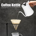 thumbnail image 4 of Coffee Kettle, Coffee Pot 650ml Stainless Steel Long Narrow  Coffee Kettle, With, 4 of 8