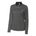 thumbnail image 2 of Women's Cutter & Buck  Steel Rochester Red Wings Clique Spin Eco Performance Half-Zip, 2 of 3