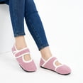 thumbnail image 6 of Ecetana Women's Fuzzy Mary Jane House Slippers with Adjustable Strap, 6 of 7
