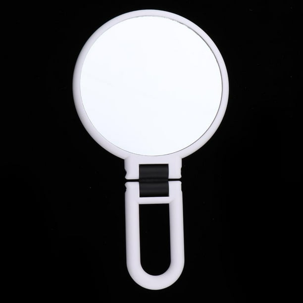 Espejo de Aumentos Plegable Portátil Macarena Doble Cara 13.5x15x2.5 cm Color Blanco