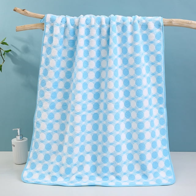 Accesorios de baño Toalla de vellón de coral con rejillas redondas pequeñas de secado rápido y fuerte absorción de agua Toallas sanitarias suaves, cálidas y cómodas Sin pelusa ni decoloración