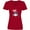 Red, variant on Inktastic 4th of July Patriot Shark Women's V-Neck T-Shirt