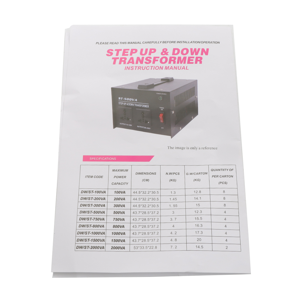 findmall 3000 W Step Up/Down 110v to 220v/220v to 110v Voltage Converter Transformer