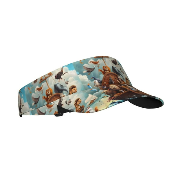 Balery Animal Filled Noahs Ark Gorra deportiva con visera ajustable para mujer y hombre (talla única)