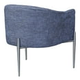 thumbnail image 6 of Armen Living Jolie Accent Chair in Blue and Silver, 6 of 11