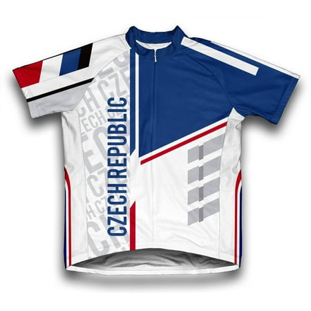 Mens Superlight Sleeveless Cycling Jersey - Czech Republic ScudoPro Short Sleeve Cycling Jersey for Men - Size XS