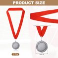 thumbnail image 2 of Uxcell Award Medals, Prize Winner Medals with Red Neck Ribbon Medals for Meetings Silver, 2 of 7