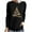 #205-Black, variant on Craaazy Christmas Shirts for Women Trendy Shining Christmas Tree Printed Casual Round Neck Loose Long Sleeve Womens Top Gifts for Women