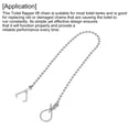 thumbnail image 3 of Unique Bargains Toilet Handle Chain, 3pack 275mm/10.83' Universal Toilet Flapper Lift Chain, 3 of 7