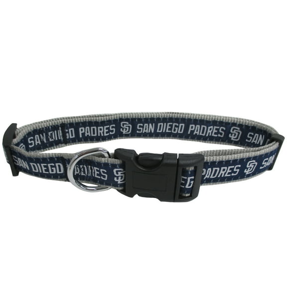 Pets First MLB San Diego Padres Dogs and Cats Collar - Heavy-Duty, Durable & Adjustable - Medium