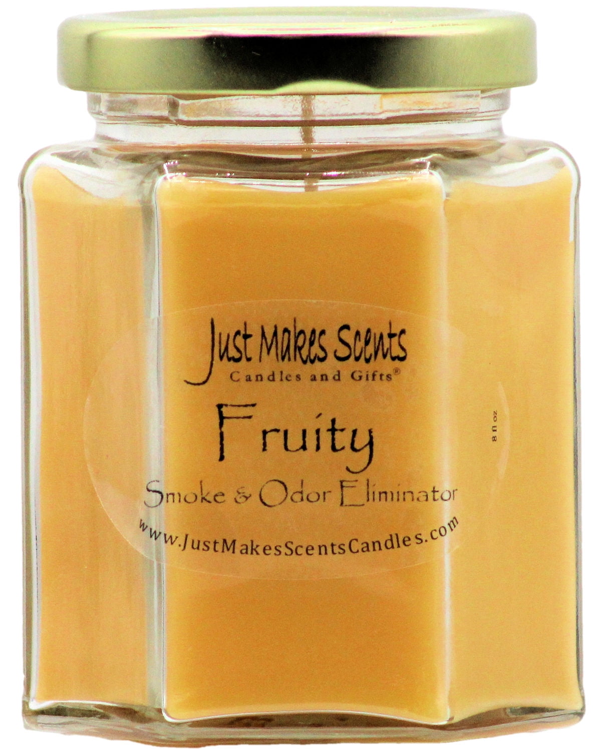 3-Pack Fruity Smoke & Odor Eliminator Candle, 8 oz Hexagon jar
