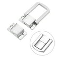 thumbnail image 4 of Uxcell Toggle Latch, 25mm Silver Tone Decorative Hasp Suitcase Box Catch w Screws 4Pcs, 4 of 6