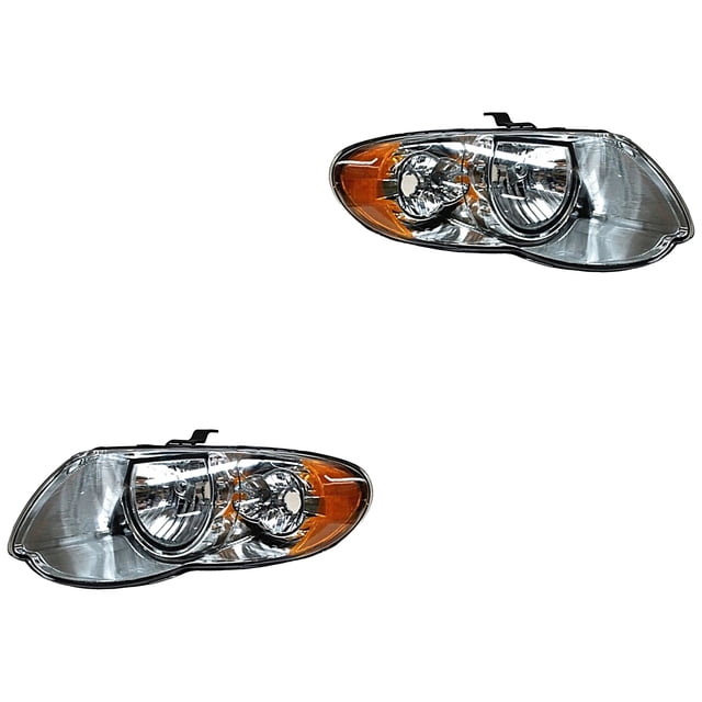 Par de Faros Town & Country 2005 A 2007 Chrysler TYC .