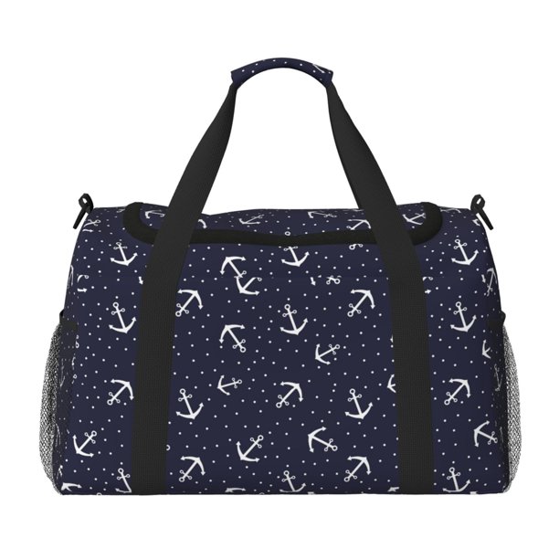 Balery Anchors Bolsa de Gimnasio para Mujeres, Bolsa de Viaje con Bolsillo Húmedo, Bolsa de Fin de Semana para Mujeres, Bolsa de Viaje Resistente al Agua