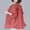 Red, variant on Plus Size Sun Protection Jacket for Women Mid Length Hooded Zip Up Big Pocket Loose Comfort Lightweight Travel Beach Hiking Wind Coat Red XL