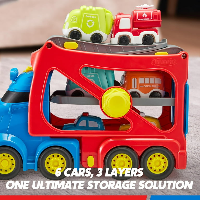 VROOMIX by JOYIN 3-Layer Extra Large Construction Truck Toys