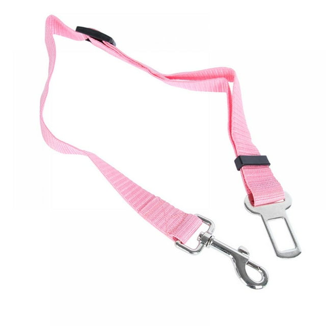 Ceinture de Sécurité pour Chat Chien Animal de Compagnie Harnais Réglable pour Voiture Véhicule