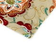 thumbnail image 5 of Jordan Manufacturing 44" x 22" Fanfare Sonoma Multicolor Floral Rectangular Outdoor Chair Cushion with Ties and Hanger Loop, 5 of 15