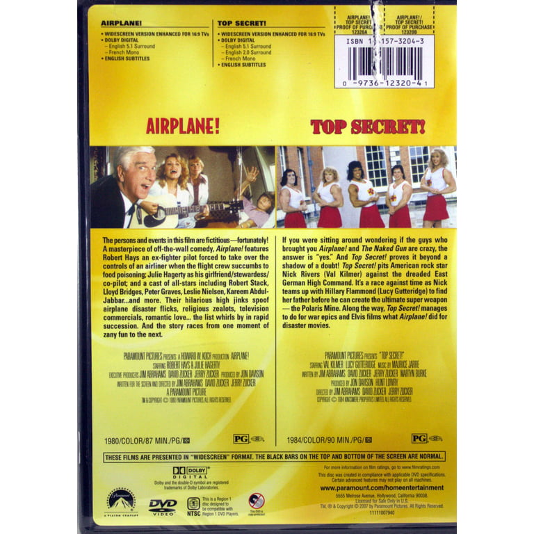 Airplane/Top ( (DVD)) - Walmart.com