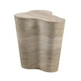 thumbnail image 6 of Slab Faux Travertine Short Side Table, 6 of 6