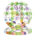 thumbnail image 1 of DPTALR Easter Party Tablecloth Spring Bunny Eggs Party Supplies Disposable Paper, 1 of 3