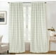 thumbnail image 1 of Cortinas DriftAway 100% opacas de lino a cuadros para ventanas, 2 unidades, 1 of 9