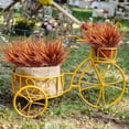 thumbnail image 5 of Morttic 4PCS Artificial Flowers Plants Fall Decoration, Fake Boston Fern Bush Outdoor UV Resistant Greenery Shrubs Faux Plants Indoor Home Garden Autumn Thanksgiving Decor, 5 of 6