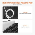 thumbnail image 4 of KFFKFF Laptop Cart, 32 Device Mobile Open Charging Station, Up to 15.6 in Screen Size, Office and Classroom Mobile Charging Cart, for Chromebook, Tablet and Laptop, 4 of 9
