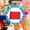 thumbnail image 5 of Uxcell Rollo de Papel Crepé de 8.2 pies, 1 Rollo de 10" de Ancho, Hoja de Papel Crepé, Rojo, 5 of 5