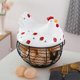 thumbnail image 3 of Cesta de almacenamiento de fresas Cesta de hierro forjado Cesta de cerámica para huevos Cesta de almacenamiento de frutas para sala de estar Cocina Decoración nórdica, 3 of 10