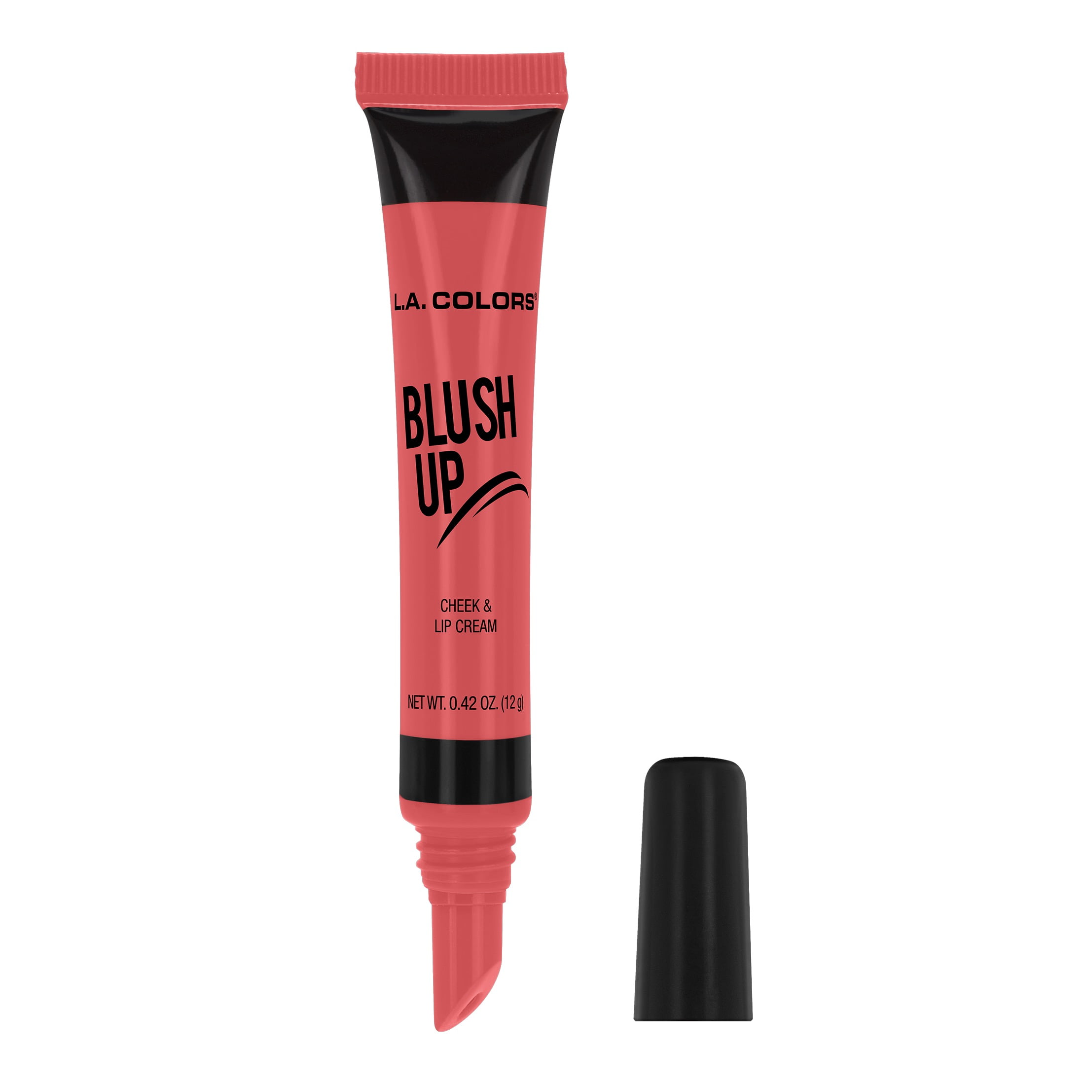 (4 pack) L.A. COLORS Blush, Cream Blush with Brush, Natural Flush, Pink Shade, 0.42 fl oz