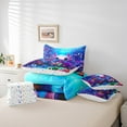thumbnail image 6 of Castle Fairy Children Cartoon Axolotl Bedding Comforter Set,Salamander Full Bedding Set, 6 of 8