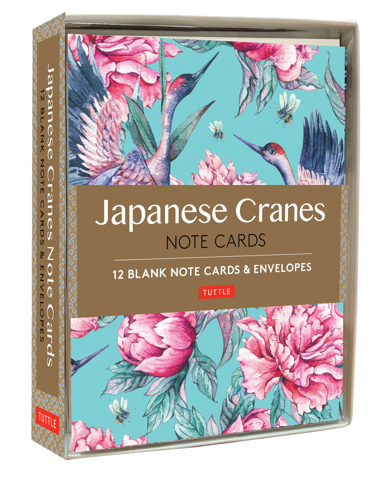 Japanese Cranes Note Cards 12 Blank Note Cards & Envelopes (6 X 4 Inch