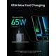 thumbnail image 2 of Bloque de carga UGREEN Nexode Pro de 65 W USB C de 3 puertos para MacBook, 2 of 8
