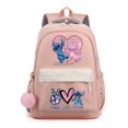 thumbnail image 1 of Lilo And Stitch-mochila de dibujos animados para mujer, morral escolar para adolescentes, mochila para libros, 1 of 1