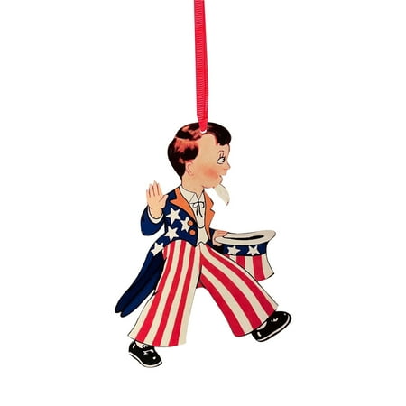 

YruYptpaln Patriotic Independence Day Vintage Style Acrylic Hanging Decoration Independence Day Pendant Party Decoration Memorial Day Wall Banner Christmas Decorations Beads Holiday Easter Car