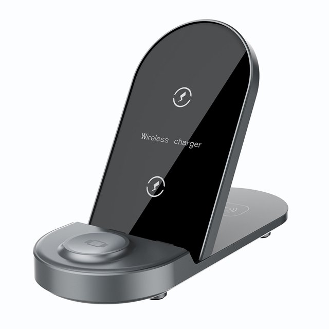 X416 3 en 1 Cargador inalámbrico Soporte para teléfono plegable Inalámbrico