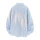 thumbnail image 2 of Ceisia Men's Oversize Striped Gradient-Print Long-Sleeve Button-Down Shirt for Spring/Summer Casual Gift, 2 of 5