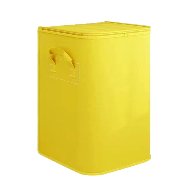 Ohufall Foldable Closet Organizer Storage Bags With Reinforced Handle For Home Dorm Clothes Blanket Organization