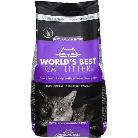 World's Best Cat Litter, Clumping Litter Multi-Cat Lavender Scent, 7 Lb