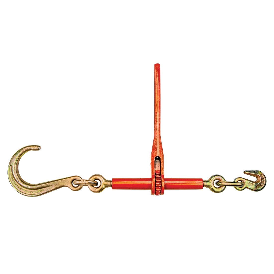 VULCAN Ratchet Binder - Towing J Hook - 5400 Lbs SWL (For 5/16 inch or 3/8 inch Chain)