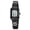 Black White, variant on Gold Digital Watch for Women Square Stainless Steel Waterproof LED Watch with Date, Alarm, Stopwatch, Countdown