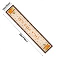 thumbnail image 5 of Linen Table Runner - 70 Inch Long, Fall Thanksgiving Kitchen Dining Table Runner Dresser Scarves, Autumn Orange Farmhouse Decor for Coffee Table Wedding Party Banquet, 5 of 5