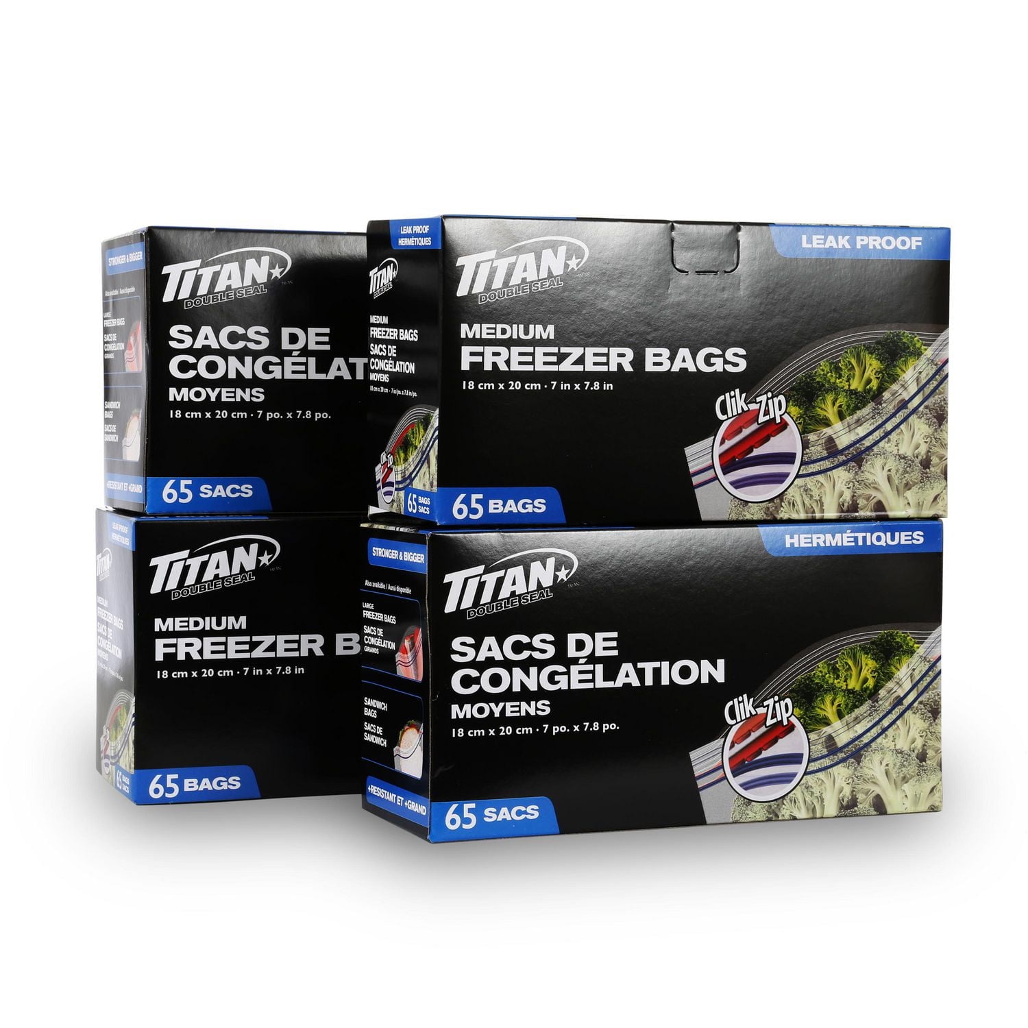 TITAN MEDIUM FREEZER BAGS