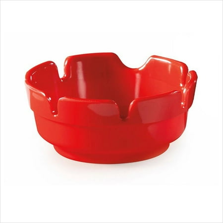 - 4 inch Ashtray/Cigar Tray Red Melamine/Case of 24