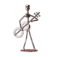thumbnail image 2 of Guardoinrt Mucal Man Statue Mucian Player Musical Man Sculpture for Table Living Room Bookshelf, 2 of 6