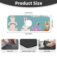 thumbnail image 2 of Pofeuu Animal Meditation Print Splash Guard for Sink Faucet Sink Gadgets-Splash Guard Behind Faucet Drip Catcher for Kitchen, Bathroom,Sink Mat, 2 of 7